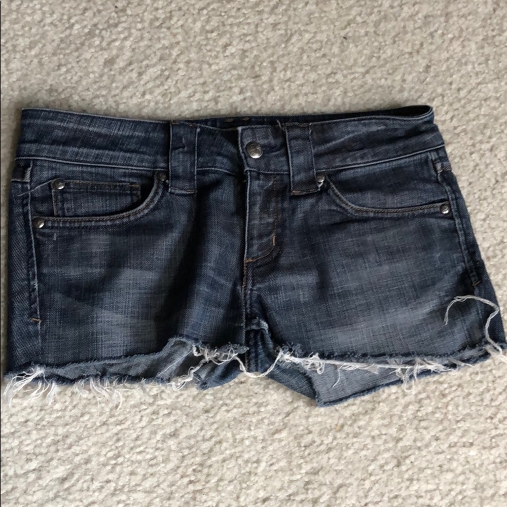 Juicy couture denim cutoff shorts